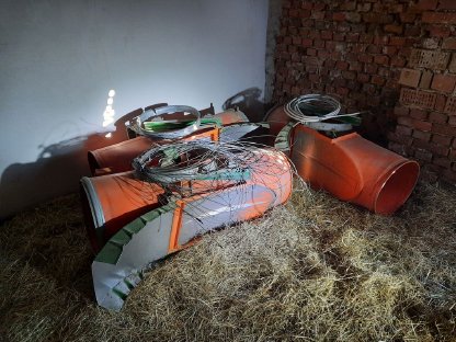 Auer Heuverteiler abgebaut