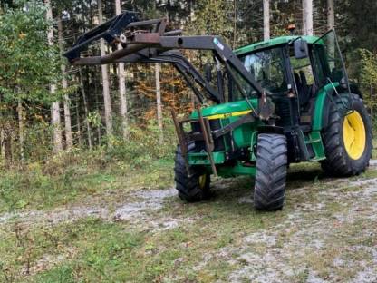 Verkaufe Hauer Frontlader für John Deere 6100