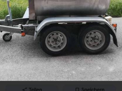 Mobiler Milchtank