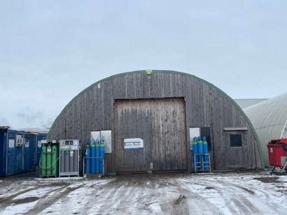 Bild 2:Rundbogenhalle 22 x 11 x 5,5 m zu verkaufen (ohne Inventar)