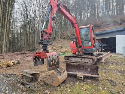 Komatsu PC50MR-2 Minibagger Bj. 2007 mit Greifer und Zubehör