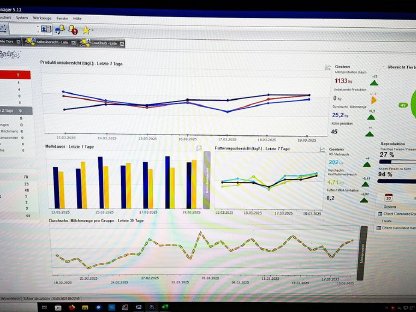 Bild 4:DeLaval Melkstand Doppel 4er AUTO Tandem