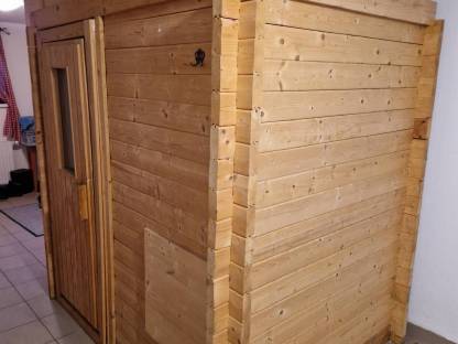 Sauna inkl. 7,5 kW Ofen