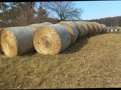 Verkaufe Strohrundballen