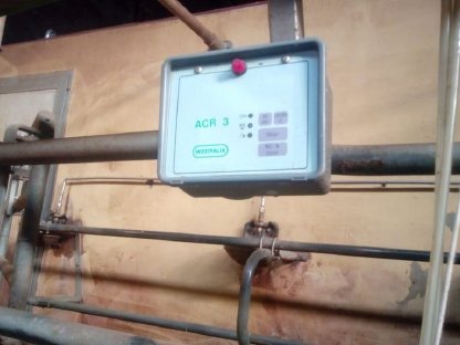 Bild 5:Melkstand Vakuumpumpe Westfalia