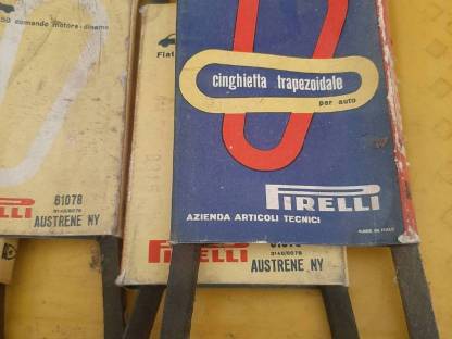 5 Pirelli Keilriemen Fiat 850