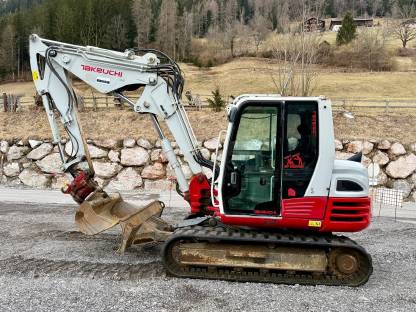 Verkaufe Takeuchi 290 mit Verstellausleger + Powertilt