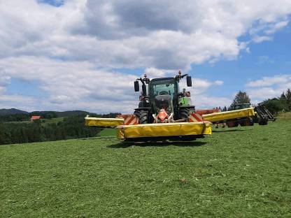 Bild 2:Mäharbeiten