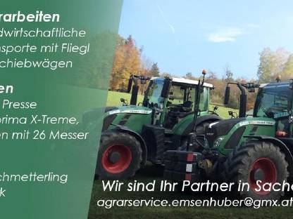 Bild 4:Rundballen pressen