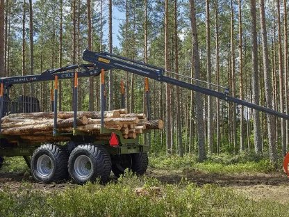 Bild 3:Farma T17 Doppelrahmen mit X-Cel, 10,2 m Kran