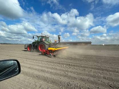 Bild 5:Anbauflächen Einzelkornsaat rtk Mikrogranulatstreuer
