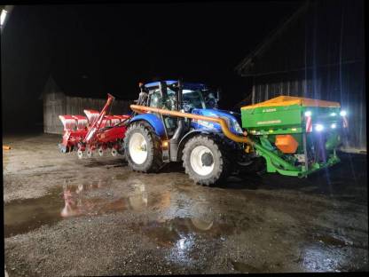 Bild 3:Einzelkornsaat Mais+Sonnenblume