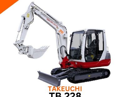 Vermietung von Takeuchi Minibagger / sowie mit Fahrer