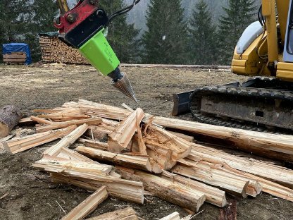 NEUE PRO Modell Kegelspalter Traktor Erdbohrer Holzspalter