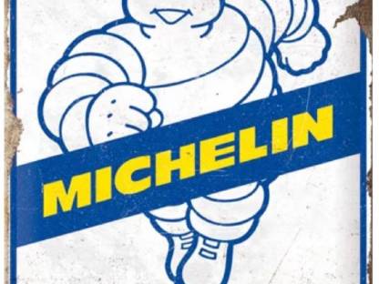 Blechschild 40 x 30 cm Michelin