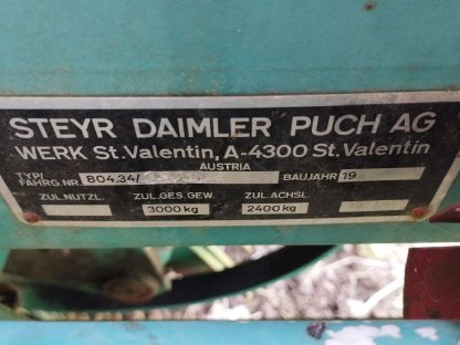 Bild 3:Steyr Hamster Ladewagen