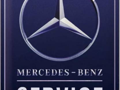 Blechschild 40 x 30 cm Mercedes Benz Service