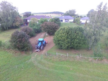 Bild 4:Forstfräse -  Forstmulchen - Rodung - Baufeldräumung