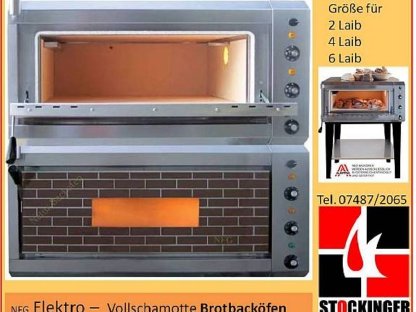Neuer Elektro - Brotbackofen - Backöfen NBO 4