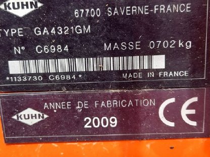 Bild 8:Kuhn Schwader GA 4321 GM