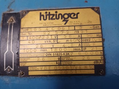 Hitzinger Generator