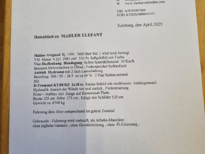 Bild 5:Forst-Schlepper Skidder Mahler Elefant DT Kyburz