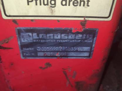 Bild 5:Landsberg Servo 2, 3 Schar Drehpflug