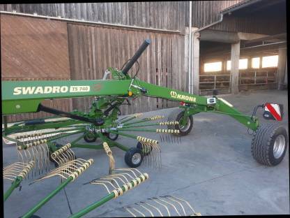 Bild 6:Krone Schwader TS 740 Twin (Pöttinger Fendt Kuhn)