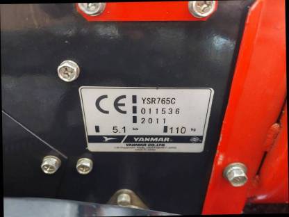 Bild 5:Yanmar YSR765C Hydrostat Schneefräse