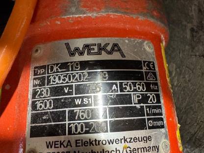 Bild 4:Weka DK119 Handkernbohrgerät Set HydroTec