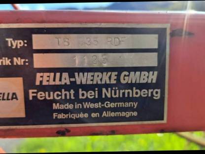 Bild 4:Frontschwader Fella TS 135 RDF