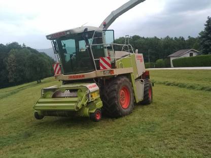 Bild 4:Maisernte, Grasernte