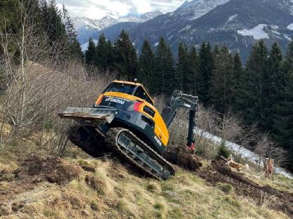 Bild 3:Baggerarbeiten