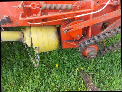 Bild 8:Krone Turbo: Getriebe, Stützrad, Rückwand