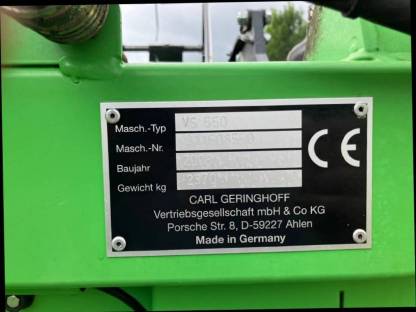 Bild 3:Geringhoff Getreideschneidwerk Vario Star