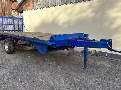 Bild 7:Tieflader Baggertransporter