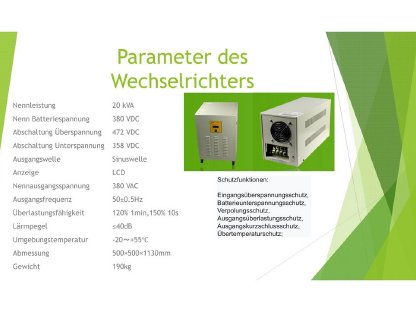 Bild 9:Windkraft Komplettsystem 10 oder 20 kW, 400 V