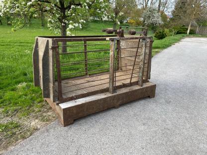 Voll funktionsfähige Viehwaage Tierwaage Waage