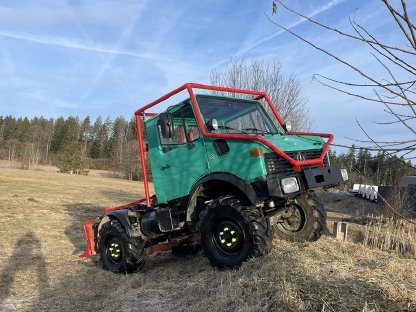 Bild 7:Unimog U1000 Forst, Pritsche, Frontpolter, Funk