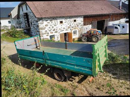 Anhänger, Ballenwagen, Trocknungsanhänger