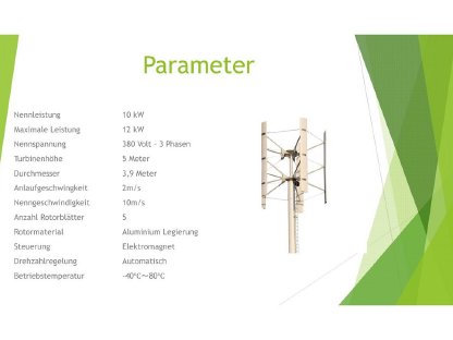 Bild 2:Windkraft Komplettsystem 10 oder 20 kW, 400 V