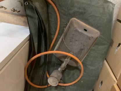 Gasstrahler und Gastank