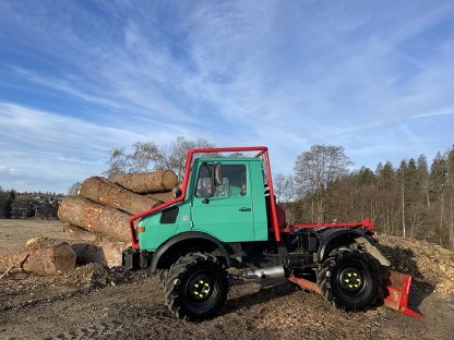 Bild 8:Unimog U1000 Forst, Pritsche, Frontpolter, Funk