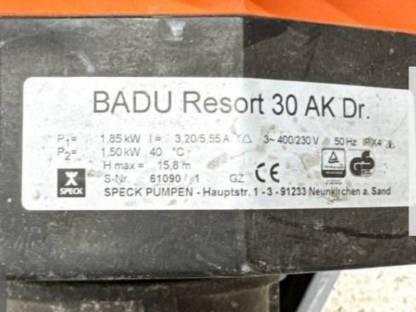 Bild 3:Pumpe Speck Badu Resort 30