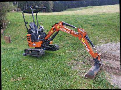 Bild 4:Bagger Hitachi Zaxis 17U