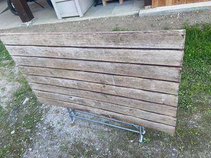 Bild 2:Gartentisch klappbar