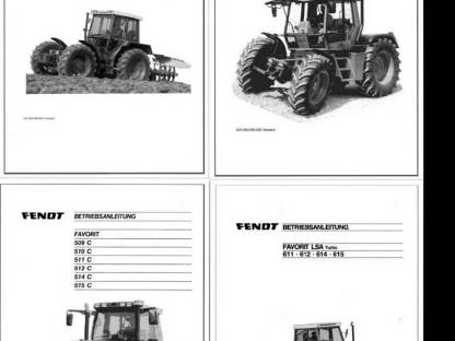 Bild 3:Werkstatthandbücher Fendt Baureihe 200 - 1.000