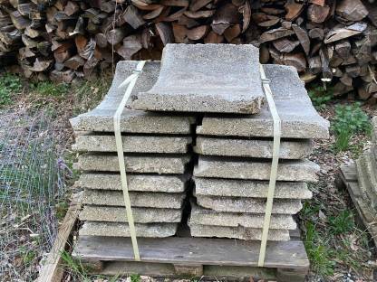 Beton-Halbschalen, Beton-Rinnen