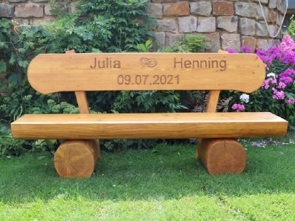 Bild 6:Gartenbank, Gartenlaube, Holzbank, Rentnergeschenk