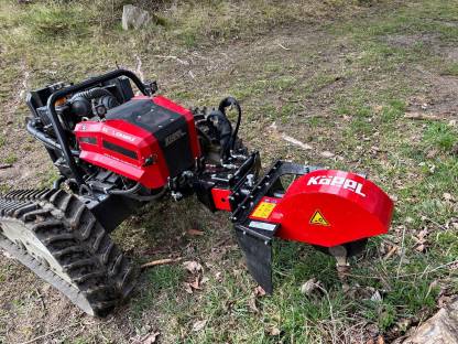 Bild 3:Biete Steilflächen-Mulcharbeiten und Baumstumpf-Fräsen Köppl Crawler
